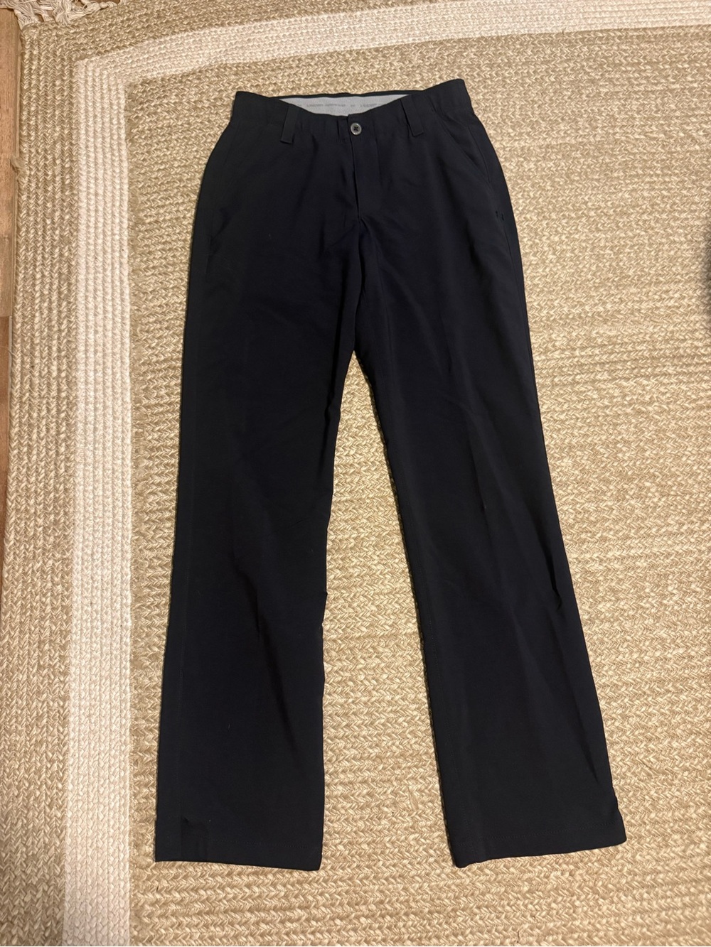 Under Armour Men's Black Dress Pants - Tailored Straight Leg